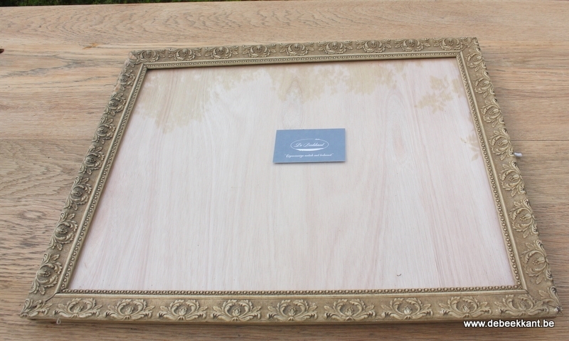Antieke houten kader lijst 43.2 x 51.2