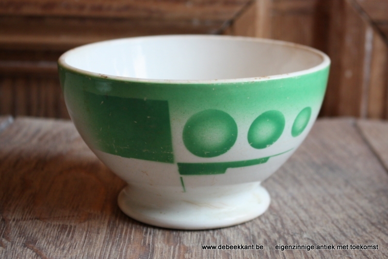 Antieke supergrote spoelkommen soepbollen Saint Ghislain