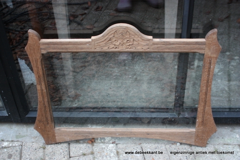 Antieke houten pele mele kader lijst 55 x 78.5