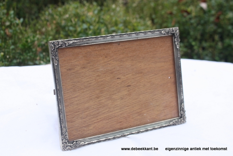 Vintage metalen kader Chromo 13.3 x 18.3