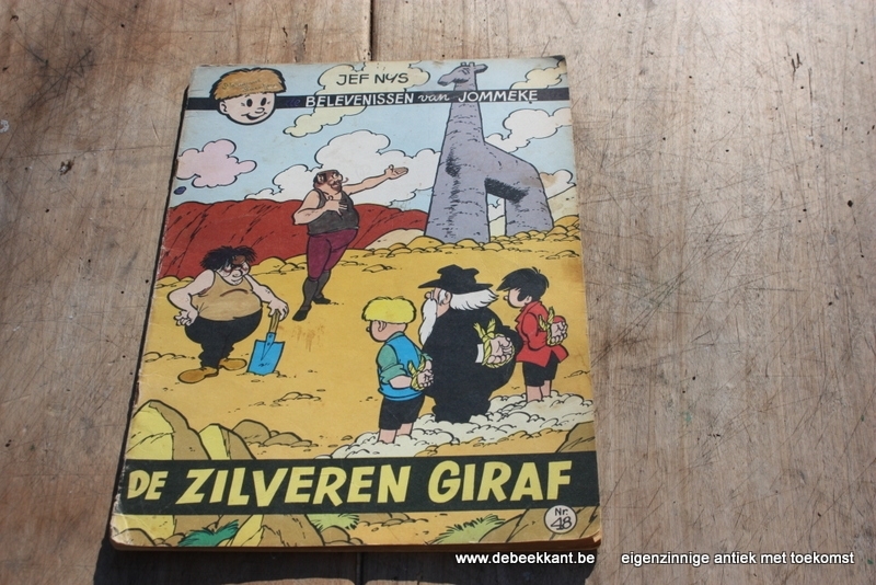Stripalbum Jommeke de zilveren giraf eerste druk