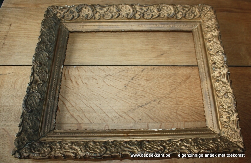 Antieke houten kader voor schilderij 38 x 45