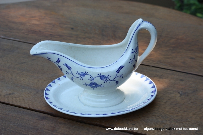 Antieke sauskom saucière juskom Boch MEISSEN