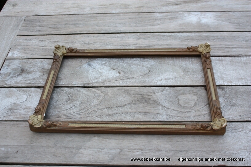 Antieke houten kader 22.5 x 35.5