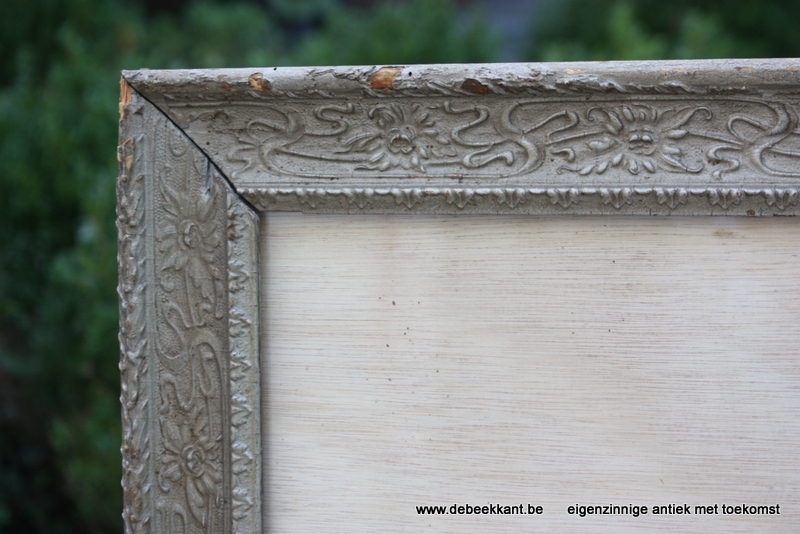 Antieke art nouveau houten kader 39.5 x 49.8