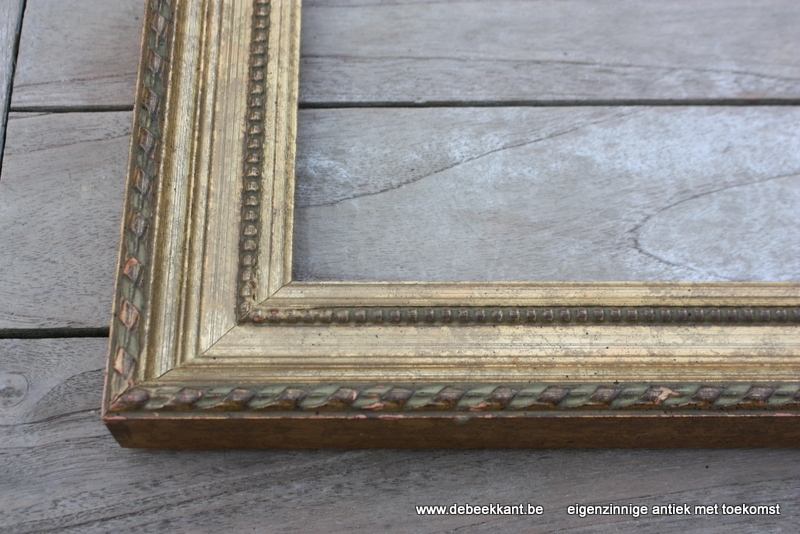 Klassieke houten kader lijst 59.2 x 74.1