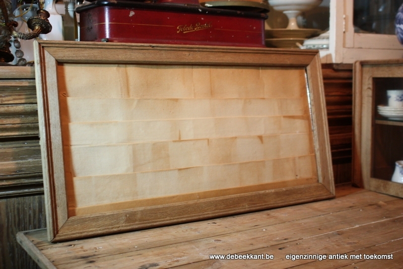 Antieke eiken pele mele opgekuist 45.3 x 85.1 
