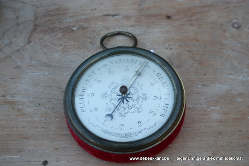 Vintage barometer rond