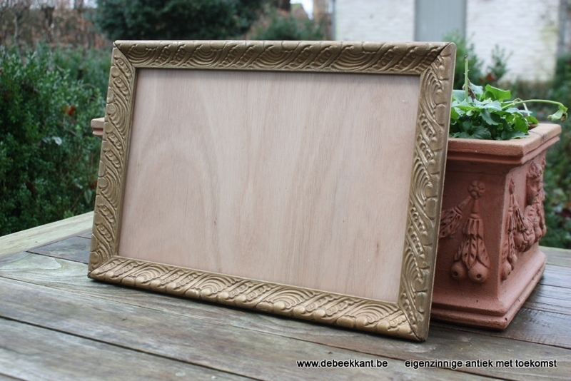 Antieke houten kader doré 27.4 x 39.1