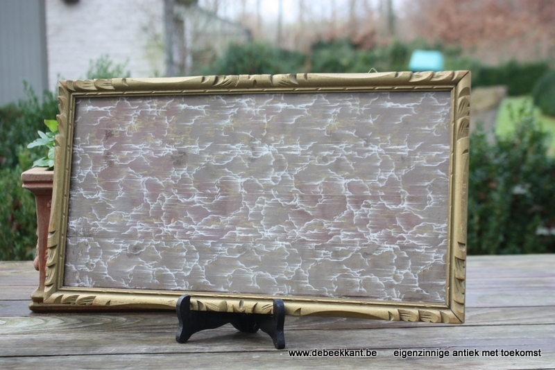 Houten pele mele doré artdeco 26.2 x 48