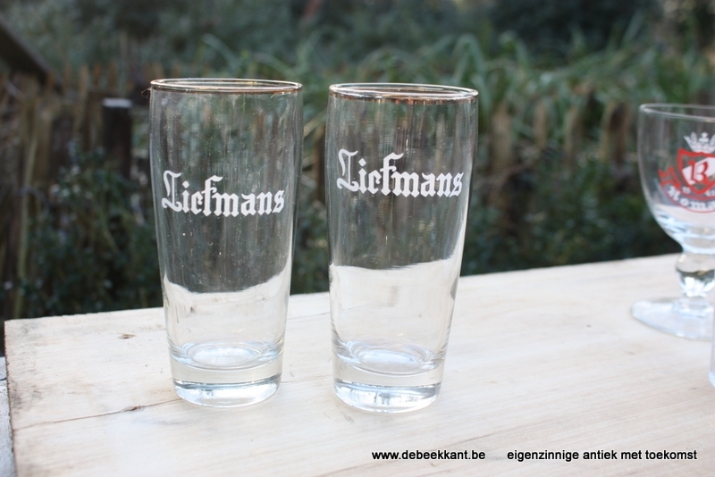 Glas bierglas boerke brouwerij LIEFMANS Oudenaarde