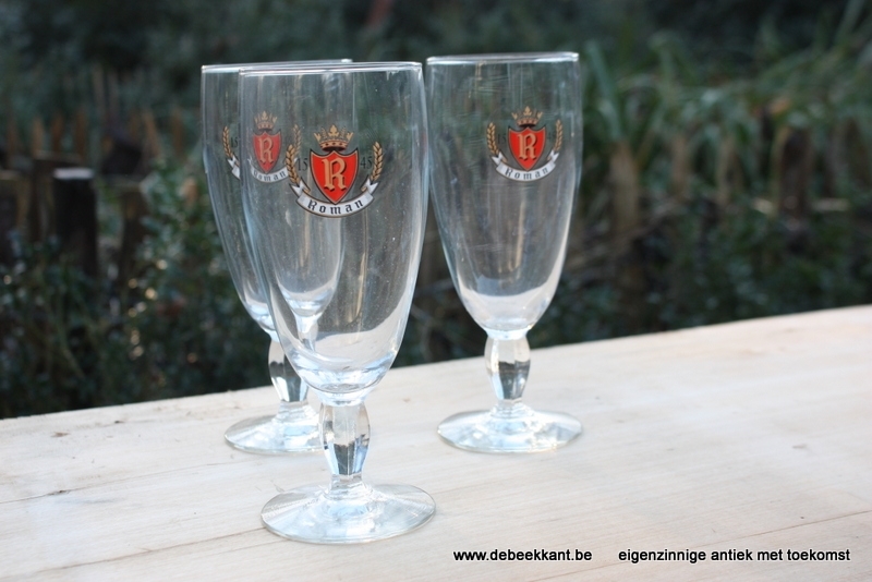 Bierglazen brouwerij Roman