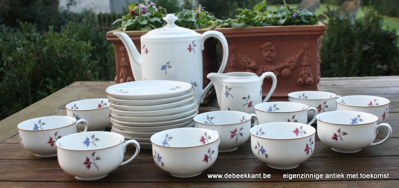 Koffieservies porselein Johann Seltmann Vohenstrauss JVS Bavaria