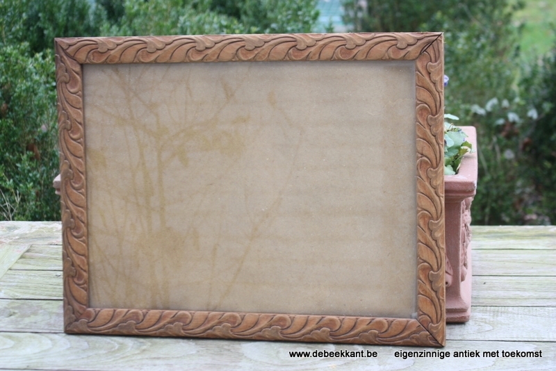 Antieke houten kader 34,9 x 44,7