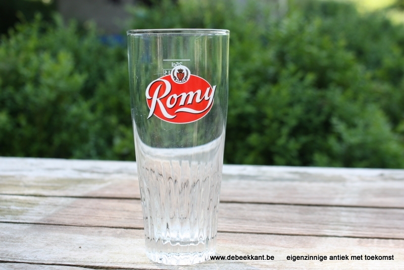 Bierglas brouwerij Roman Romy rood