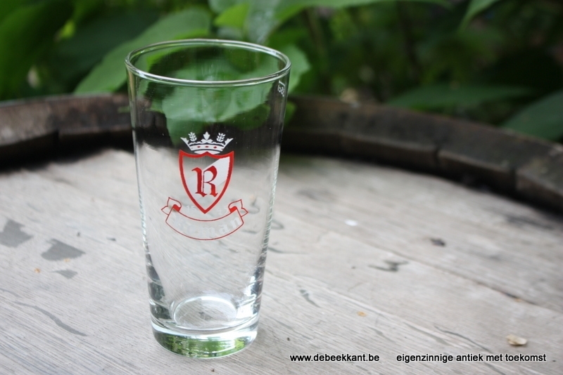 Oud bierglas pilsglas brouwerij Roman