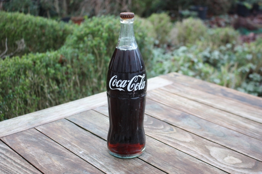 Oude fles Coca Cola 1 liter