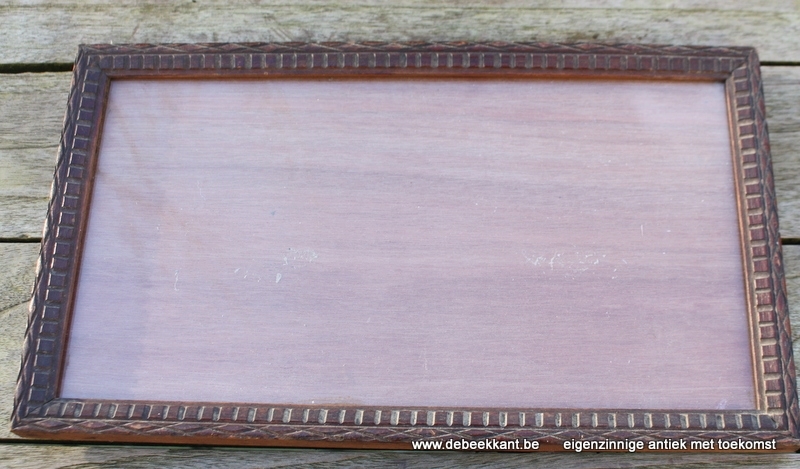 Antieke houten kader lijst 18,2 x 31,6