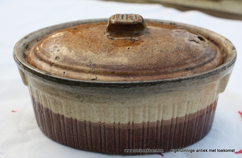 Brocante patépot ovenpot terrine