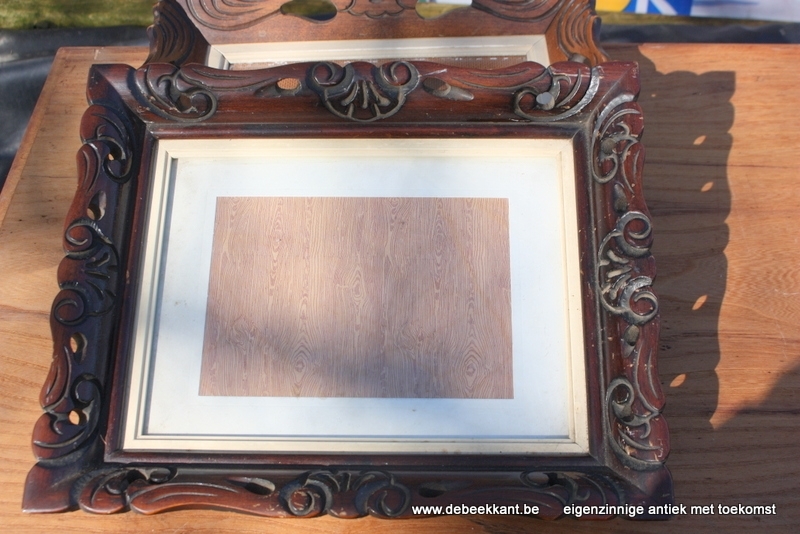 Antieke artdeco kader lijst made in Belgium 25.8 x 31.8
