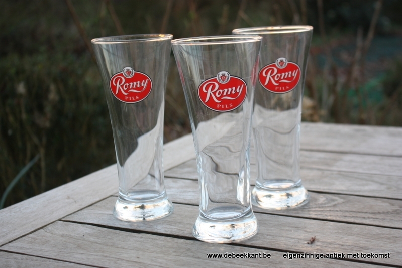Glazen Romy brouwerij Roman