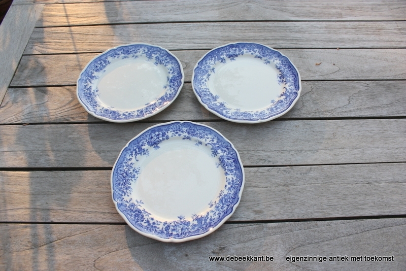 Antieke bordjes Villeroy Boch Fides
