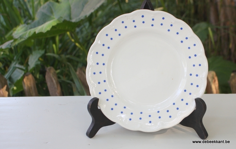 Ontbijtbordjes Boch festival bollen blauw