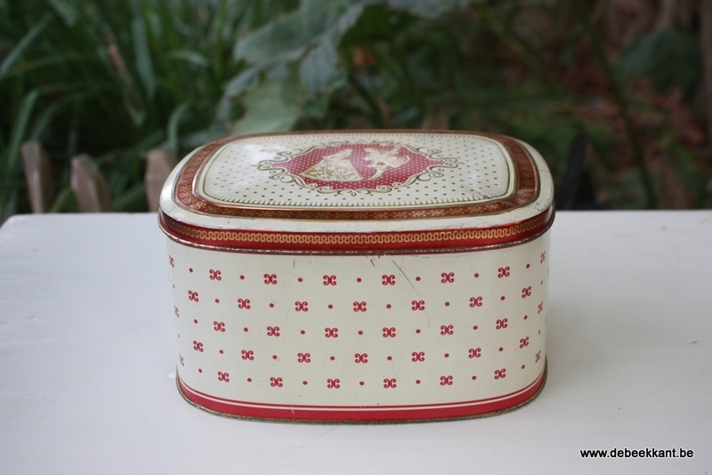 Vintage blik blikken doos koffie Bruynooghe