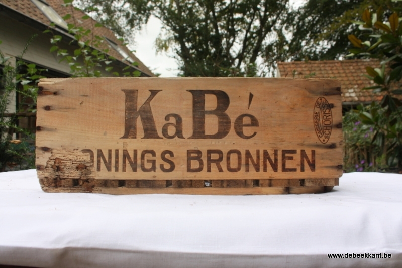 Houten bierbak bierkrat Kabé 1958