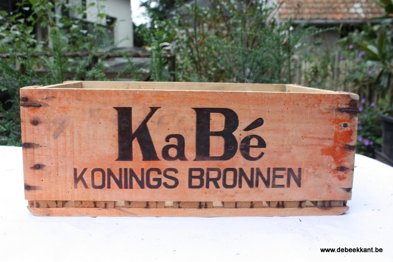 Houten bierbak bierkrat Kabé Koningsbronnen 1969 - 4 