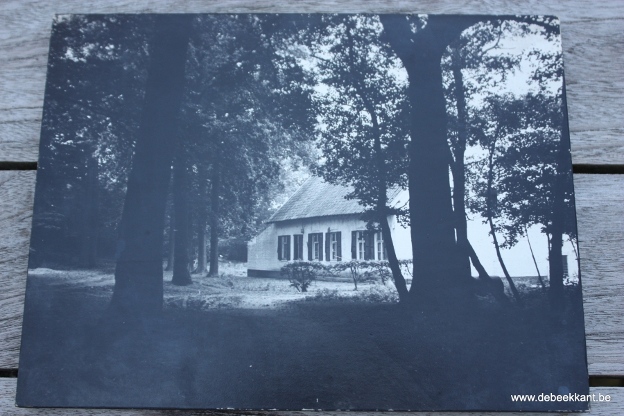 Retro zwart-wit foto hoevetje 